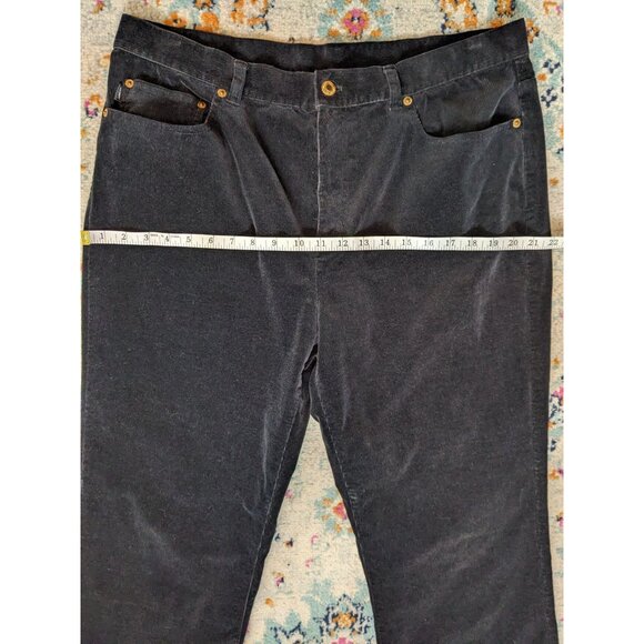 Vintage 90's Ralph Lauren Lauren Jeans Co Black Bootcut‎ Corduroys - 16 - Picture 9 of 13